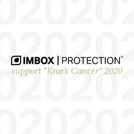IMBOX Protection support Knæk Cancer 2020 in black and green