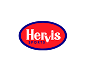 Hervis Sports logo white, red and blue
