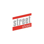 Street Shoes logo grey, white and red